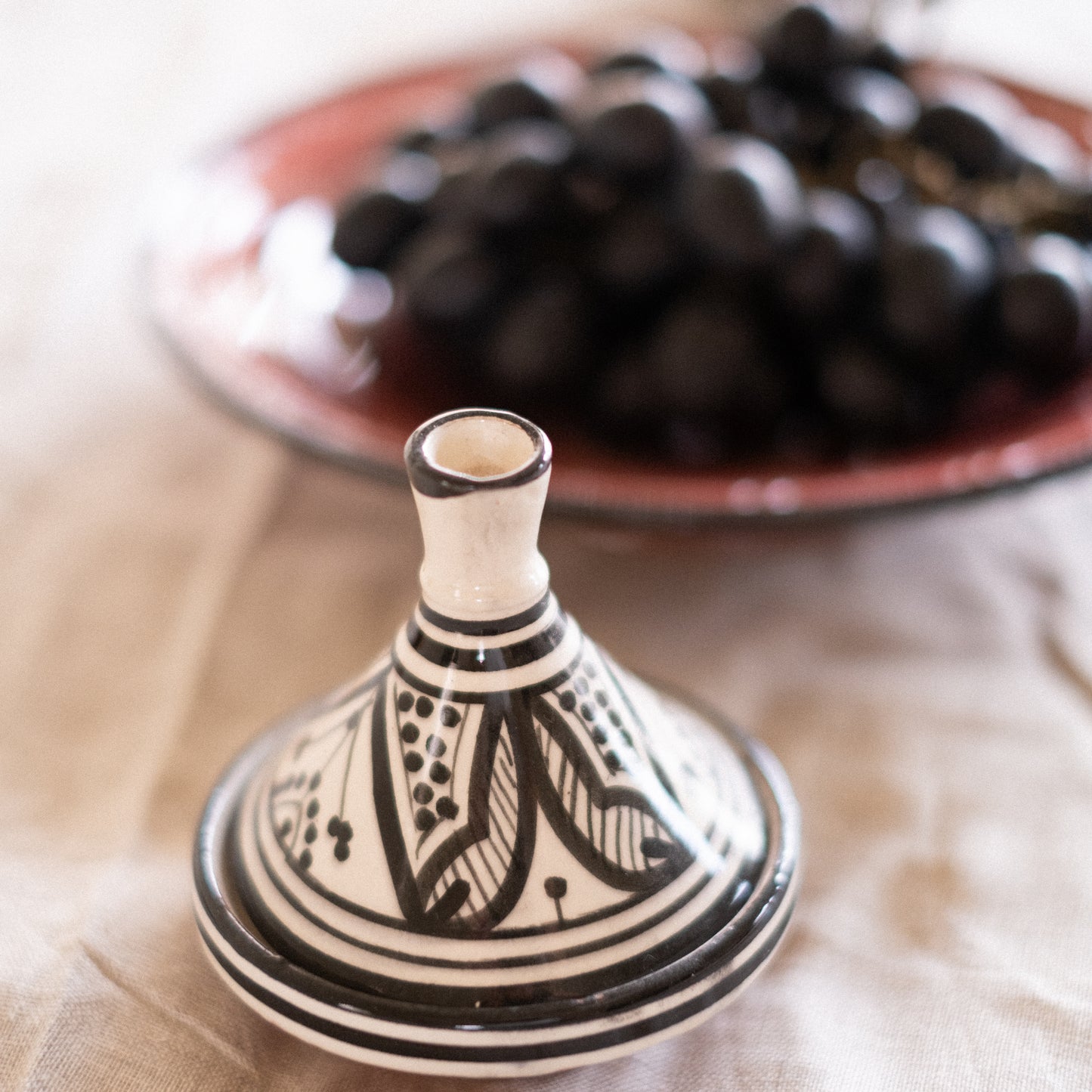 Mini tagine Black/white