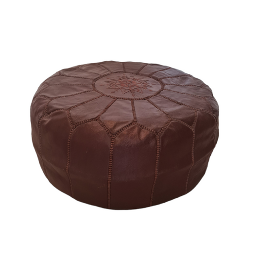 Sittpuff Mörkbrun
