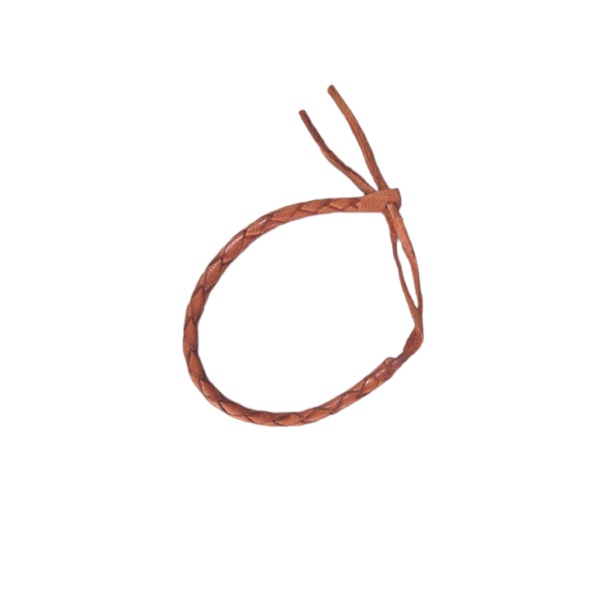 Läderarmband Orange