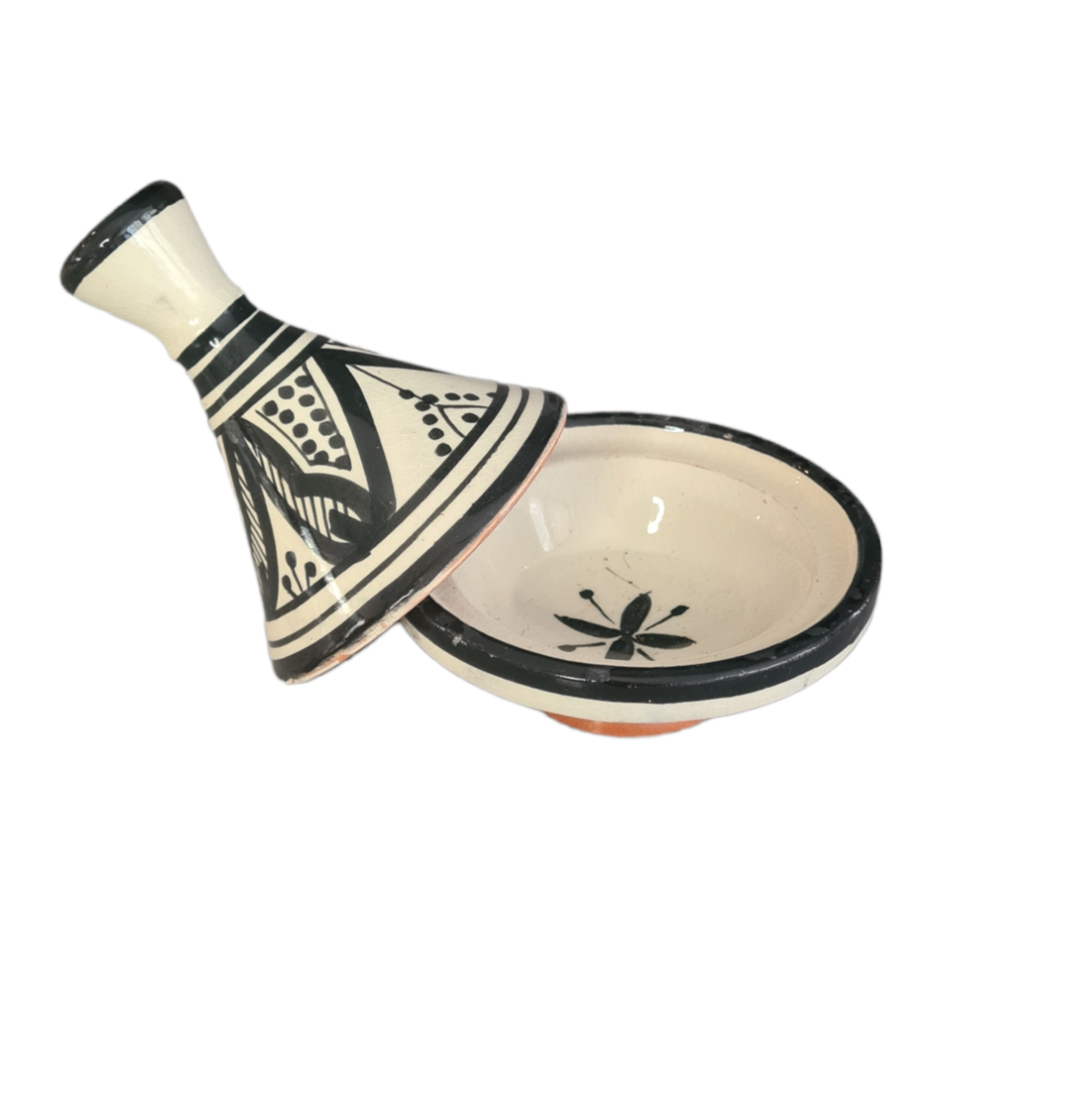 Mini tagine Black/white