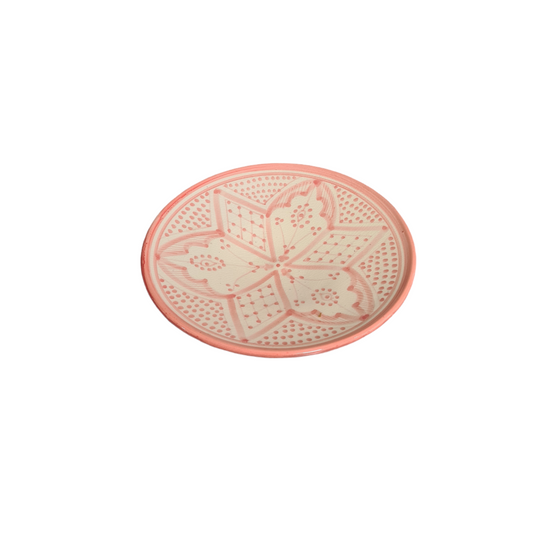 Assiett Rosa/vit